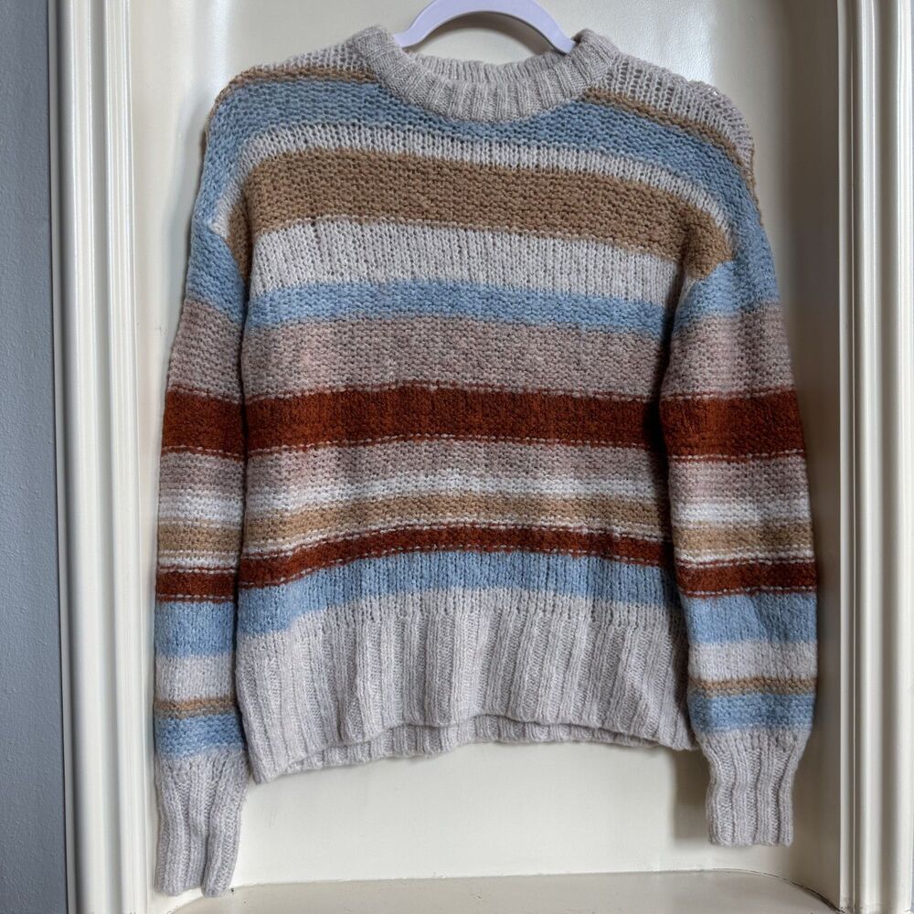 American Eagle Women's Multicolor Striped Pullover Knit Sweater Size XS